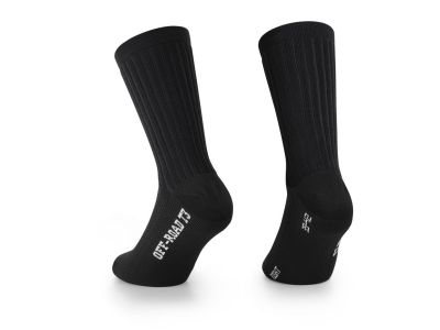 ASSOS TRAIL SOCKS T3 zokni, fekete