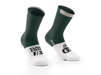 ASSOS GT SOCKS C2 zokni, gránát zöld