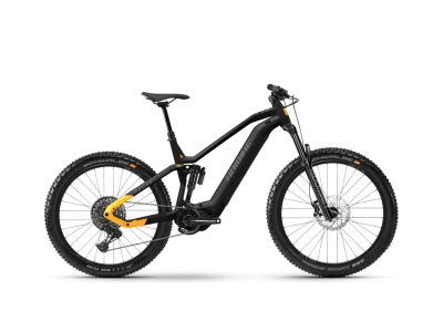 Haibike Nduro 6 29/27.5 e-bike, black/mango/grey