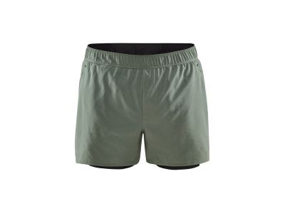 Pantaloni scurți CRAFT ADV Essence 2in1, verde deschis