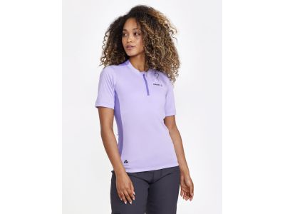 CRAFT CORE Offroad women&#39;s jersey, light purple - XS