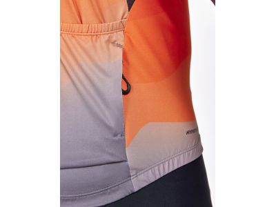 CRAFT ADV Endur Graphic dres, oranžový so vzorem