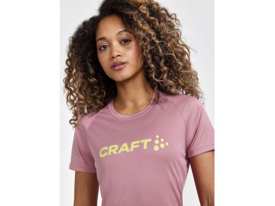 CRAFT CORE Essence Logo dámské tričko, růžová - XS