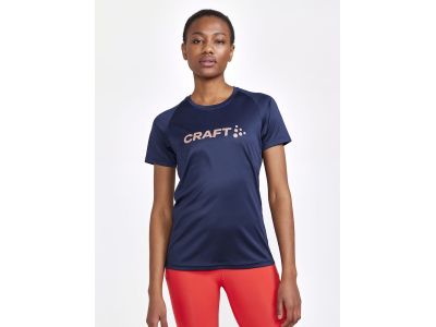 CRAFT CORE Essence Logo dámské tričko, tmavě modrá - XS