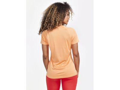 CRAFT CORE Essence Logo dámské tričko, oranžová - XS