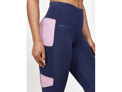 Pantaloni dama CRAFT ADV Essence 2, albastru inchis/roz