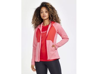 CRAFT ADV Essence Jersey női pulóver, rózsaszín/piros