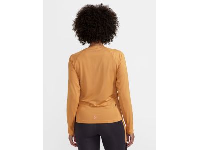 T-shirt damski CRAFT PRO Trail Wind LS, pomarańczowy