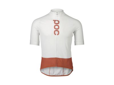 Koszulka rowerowa POC Essential Road Logo, wodór biały/himalayan salt