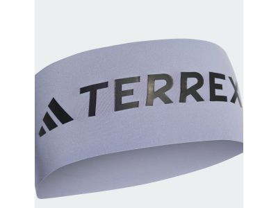 adidas TERREX AEROREADY headband, silver violet/black