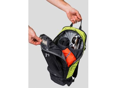 Hannah Bike 10 backpack, anthracite/green II
