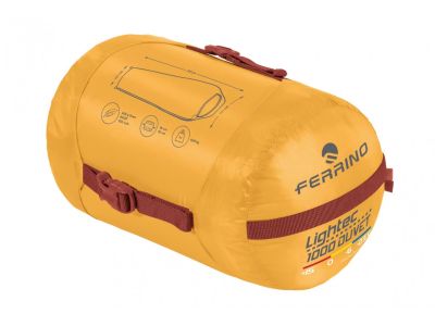 Ferrino Lightec 1000 Duvet sleeping bag, yellow