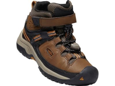 KEEN TARGHEE MID WP dětské boty, dark earth/golden brown