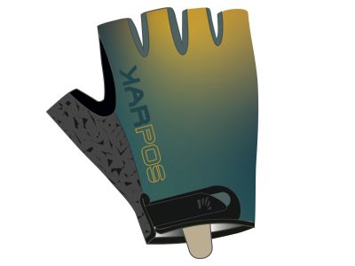 Karpos FEDERIA 1/2 FINGERS Handschuhe, dunkler Schiefer/Nordatlantik/Zitrone