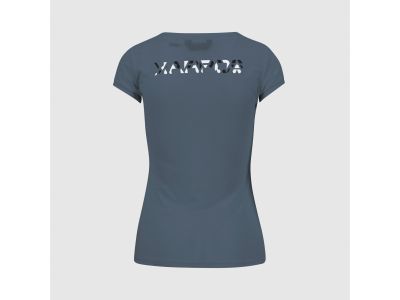 T-shirt damski Karpos LOMA, vintage indygo/czarno/biały