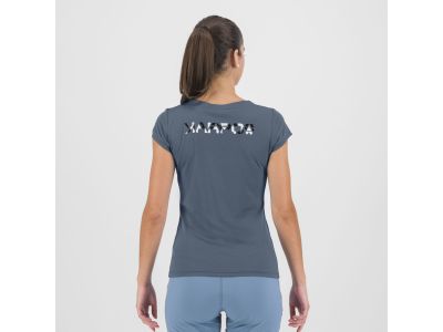 Karpos LOMA Damen T-Shirt, Vintage Indigo/Schwarz/Weiß