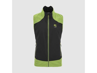 Karpos PARETE vest, black/jasmine green