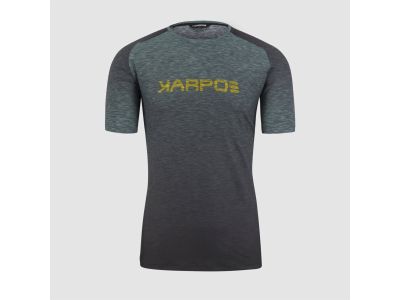 Karpos PRATO PIAZZA T-shirt, black/north atlantic/lemon curry