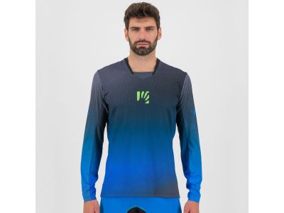 Karpos VAL DI DENTRO Trikot, schwarz/indigoblau/grün fluo