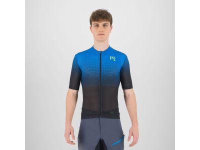 Karpos VAL VIOLA jersey, black/indigo bunting/green fluo