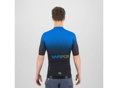 Karpos VAL VIOLA jersey, black/indigo bunting/green fluo