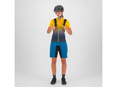 Karpos VERVE EVO dámský dres, lemon curry/ombre blue