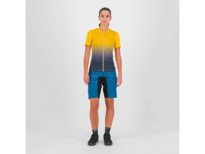 Karpos VERVE EVO dámský dres, lemon curry/ombre blue