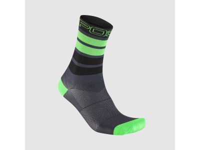 Karpos VERVE socks, Ombre Blue/Black/Jasmine Green