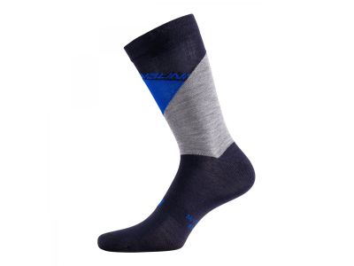 Nalini B0W Wool Socks, black/blue