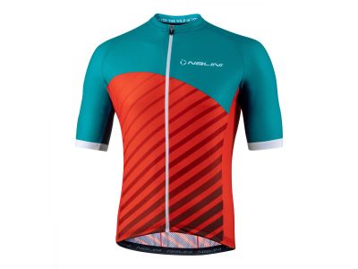 Nalini Bas Cross jersey, turquoise/orange