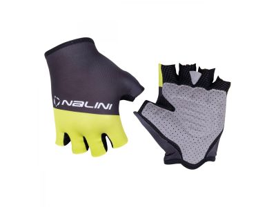 Nalini Bas Freesport rukavice, čierna/neon žltá