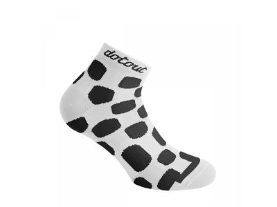 Ciorapi dama Dotout Dots W, alb/negru