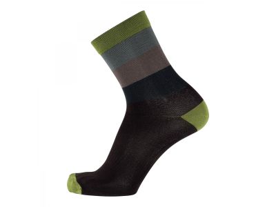 Nalini Moines ponožky, černá/tmavě zelená