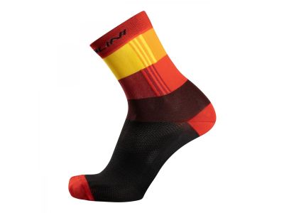 Nalini New Logo Socks ponožky, tmavomodrá/červená