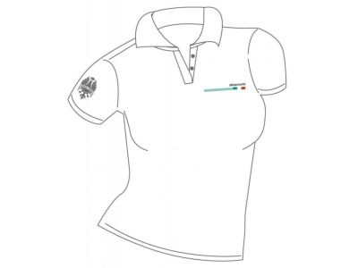 Bianchi Polo Damen T-Shirt, weiß
