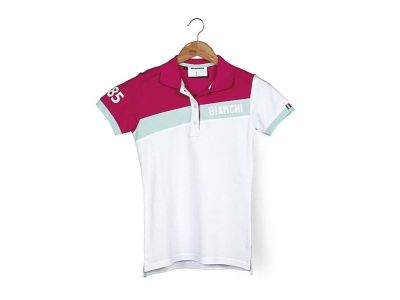 Bianchi women&#39;s t-shirt, white/pink