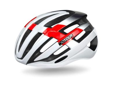 Dotout Targa helmet, white/red