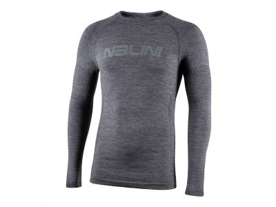 Nalini Wool Thermal LS Unterhemd, schwarz/grau