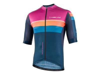 Nalini New Speed jersey, kék/rózsaszín/narancs