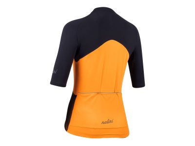 Nalini New Sun Block Lady Damentrikot, schwarz/orange