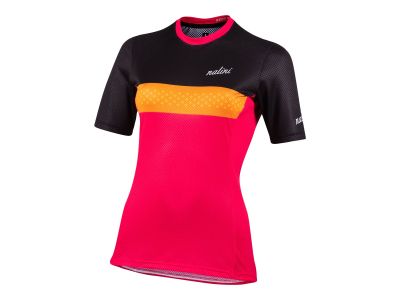 Nalini MTB Lady Damen T-Shirt, rosa/schwarz/orange