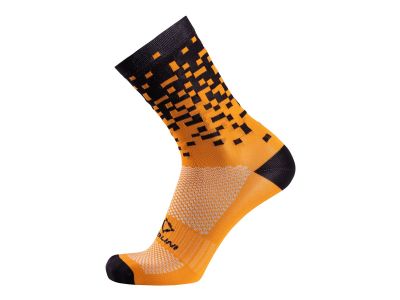 Nalini Color socks, orange/black