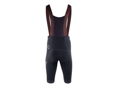 Nalini IDEALE BIB SHORT nohavice, čierna