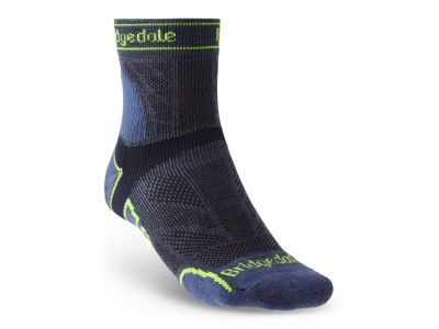 Bridgedale TRAIL RUN LW T2 MS 3/4 CREW ponožky, modrá