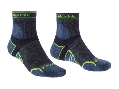 Bridgedale TRAIL RUN LW T2 MS 3/4 CREW ponožky, modrá