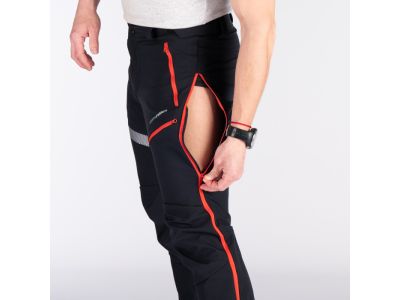 Pantaloni Northfinder GANEK, negru roșu