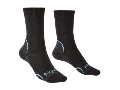 Bridgedale Hike LW T2 Coolmax P Boot women&amp;#39;s socks, graphite/mint