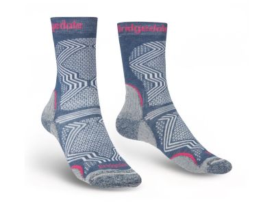 Bridgedale Hike UL T2 Coolmax P Boot dámske ponožky, dark denim
