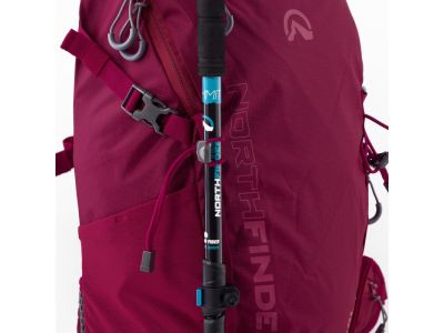 Plecak Northfinder ANNAPURNA, 20 l, wiśniowy czerwony
