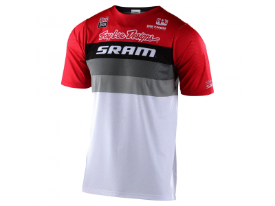 Troy Lee Designs Skyline Air S/S Continental Sram jersey White/Red